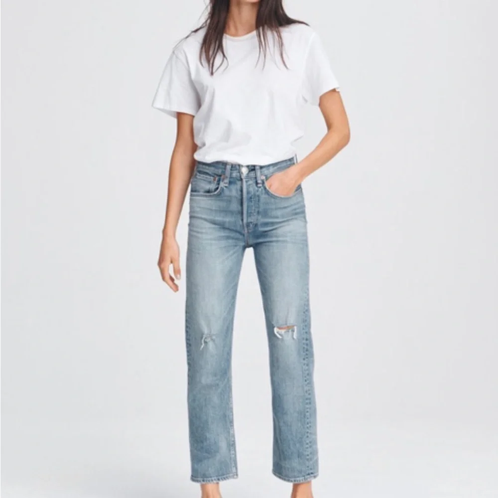 BOGO Rag & Bone Maya High Rise Straight in Orion. EUC. - Picture 1 of 7